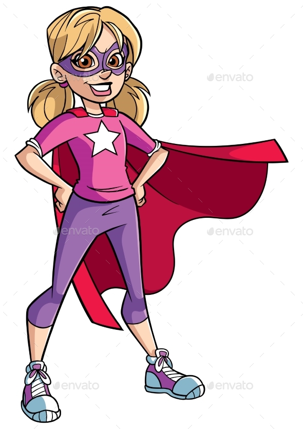 Little Super Girl - People Characters