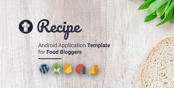 Android Recipe App with WordPress Plug-in - CodeCanyon Item for Sale