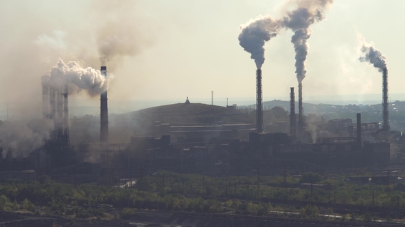 Pollution of the Atmosphere by an Industrial Enterprise of the Metallurgical Industry