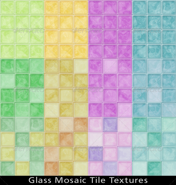 Glass Mosaic Tile Texture