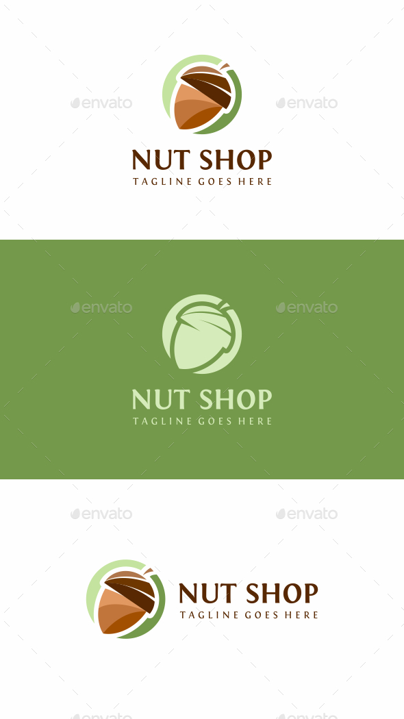 Nut Shop Logo - Food Logo Templates