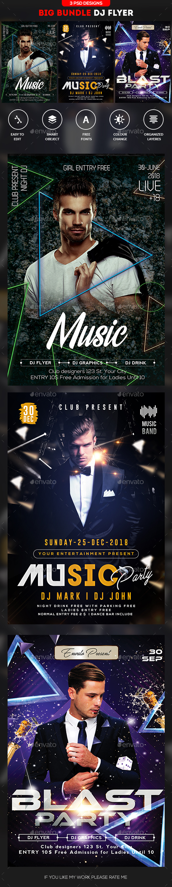 Guest DJ Flyer Bundle