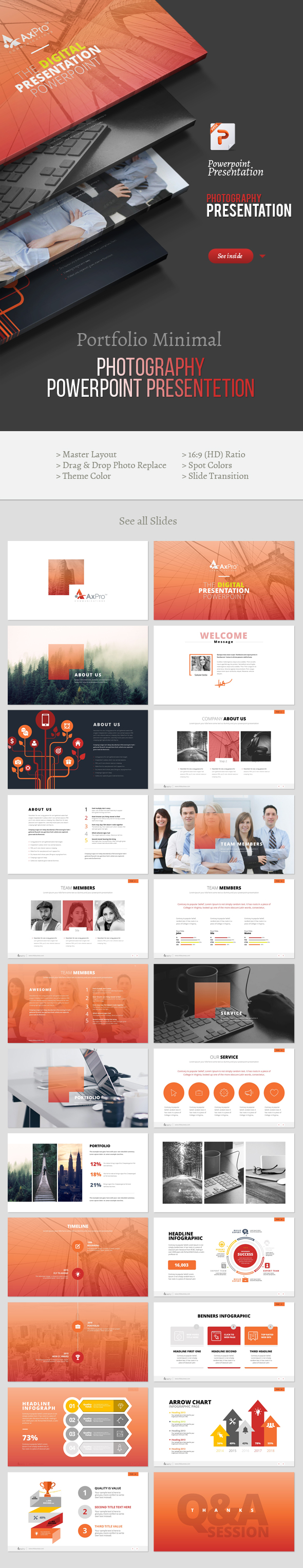 Creative Axpro Powerpoint Template - PowerPoint Templates Presentation Templates