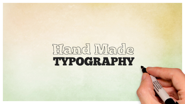 Hand Drawn Typography - VideoHive 11929664