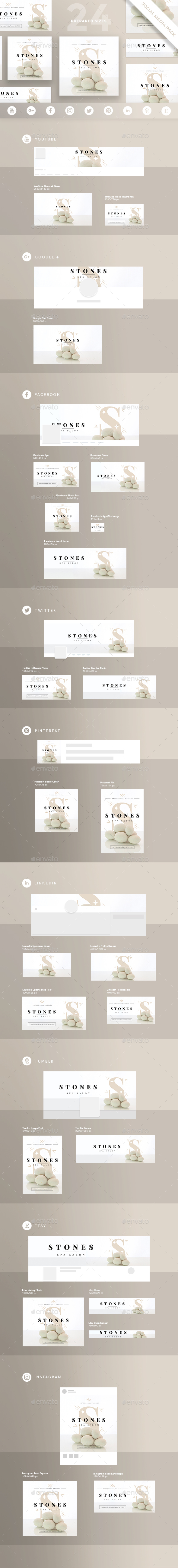 Spa Salon Social Media Pack - Miscellaneous Social Media