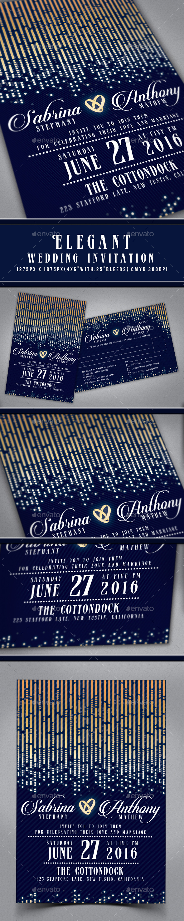 Elegant Wedding Invitation - Invitations Cards & Invites