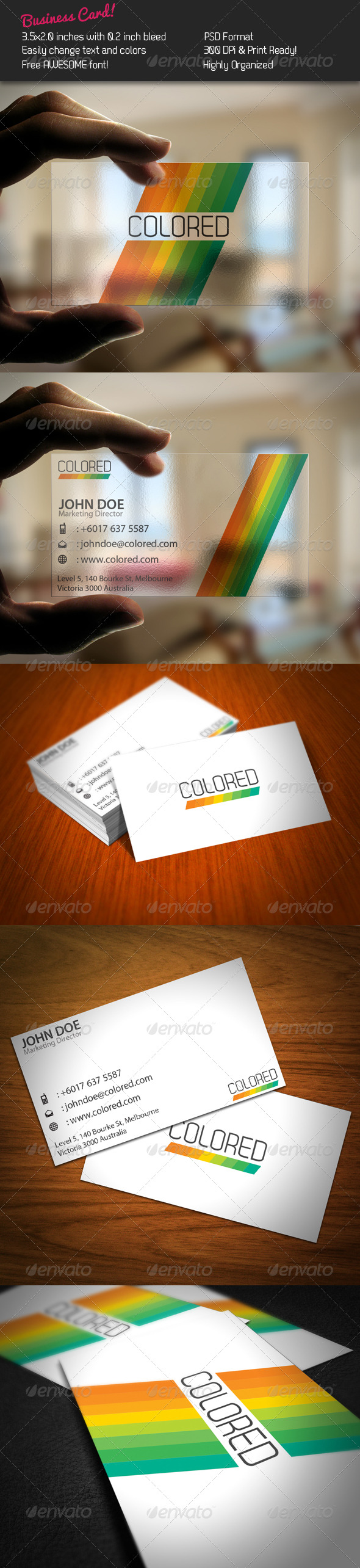 Stripe Business Card - Corporate Business Cards