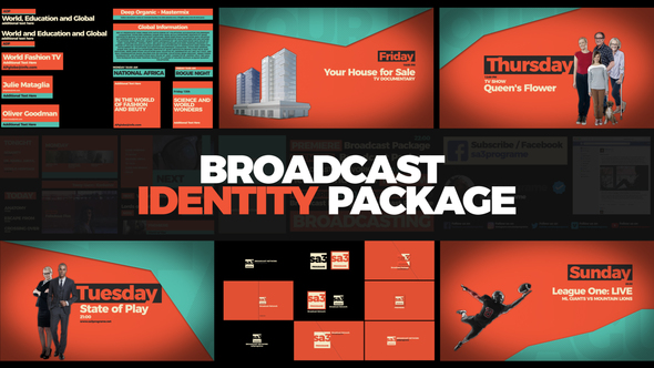 Broadcast Identity Package - VideoHive 21498582