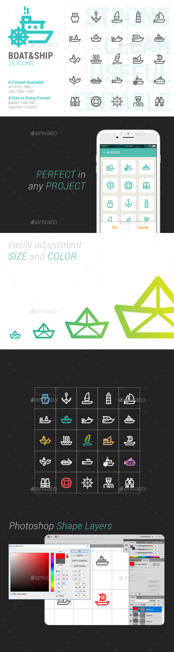 Boat & Ship Mini Icon - Objects Icons