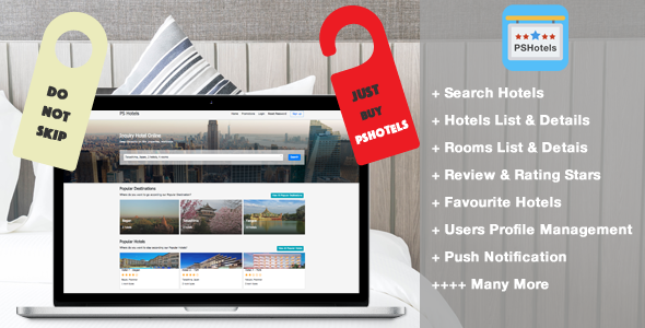 PSHotels Website (Ultimate Hotels Finder Website With Backend) - CodeCanyon Item for Sale