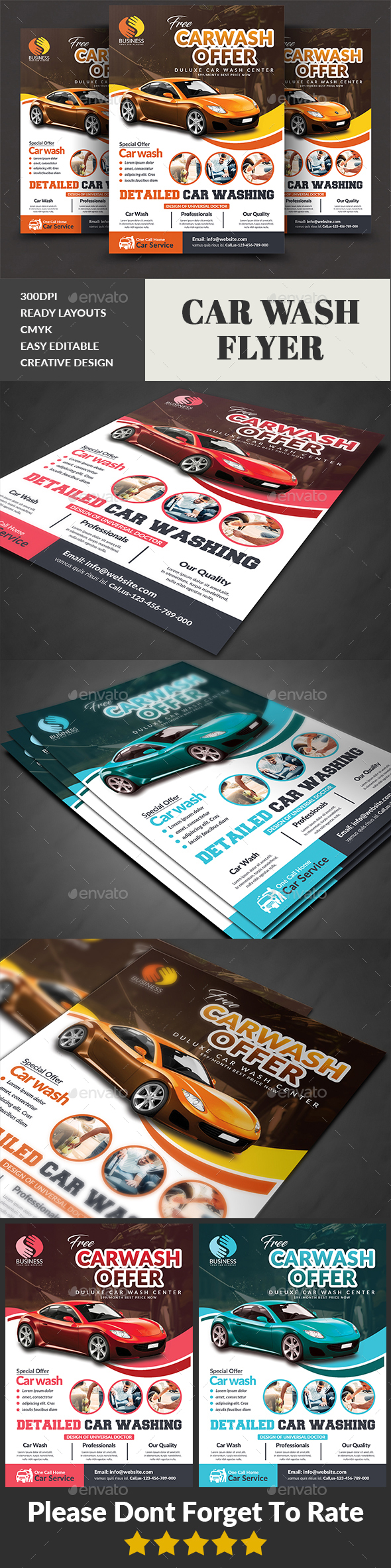 Car Wash Flyer - Commerce Flyers