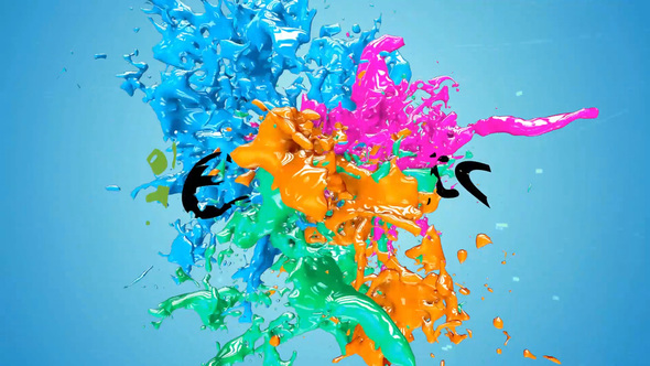 Liquid Paint Splash Logo