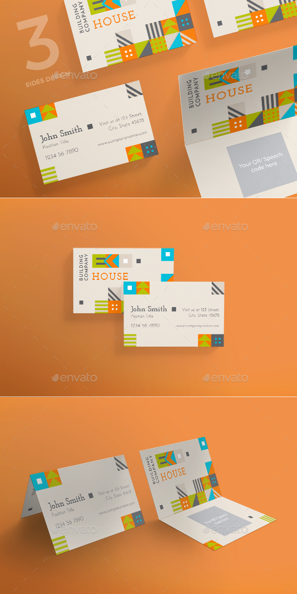 Eco House Business Card - Corporate Business Cards