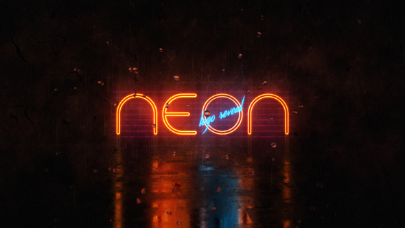 Neon Logo Reveal