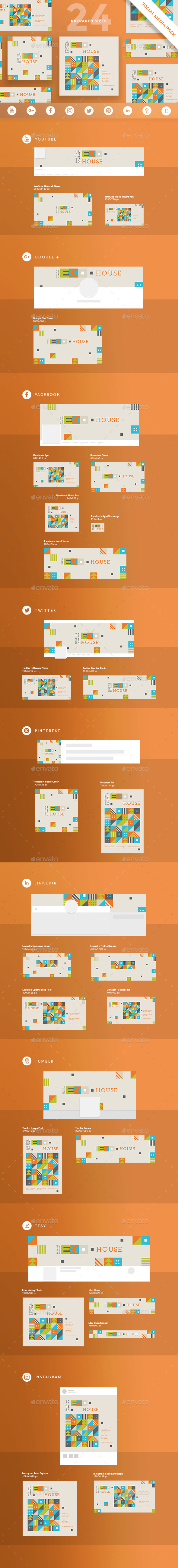 Eco House Social Media Pack - Miscellaneous Social Media