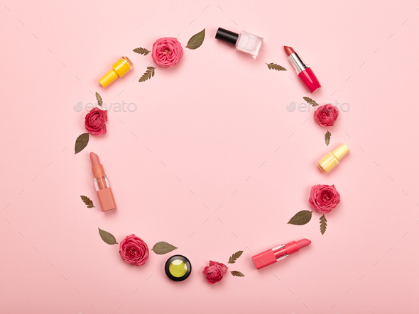 Fashionable Women's Cosmetics and Accessories - Stock Photo - Images