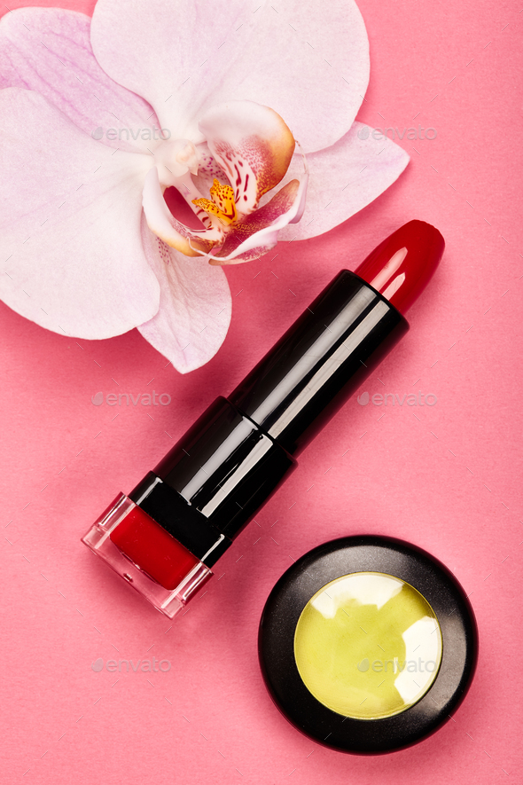 Fashionable Women's Cosmetics and Accessories - Stock Photo - Images