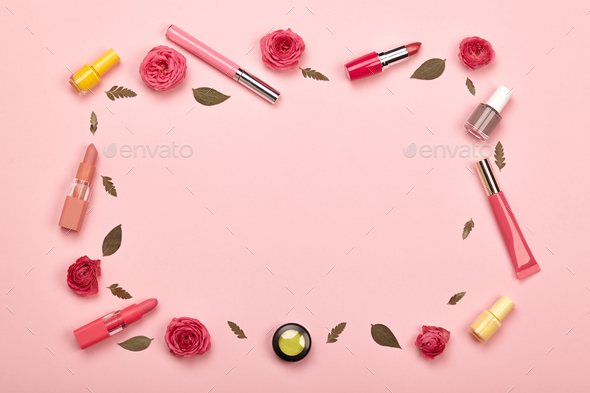Fashionable Women's Cosmetics and Accessories - Stock Photo - Images