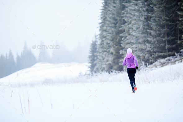 Woman fitness inspiration and motivation, runner - Stock Photo - Images