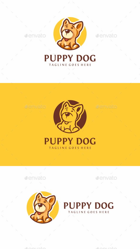 Puppy Dog - Animals Logo Templates
