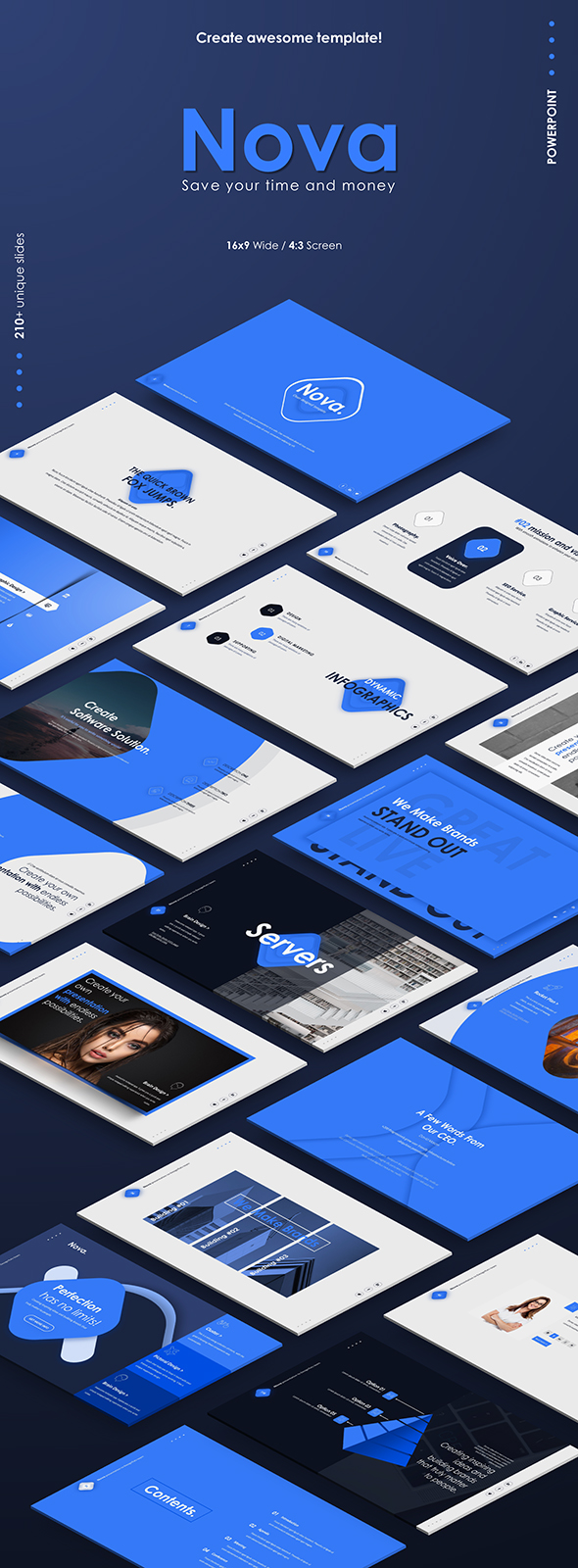 Nova Powerpoint Presentation Template - Business PowerPoint Templates