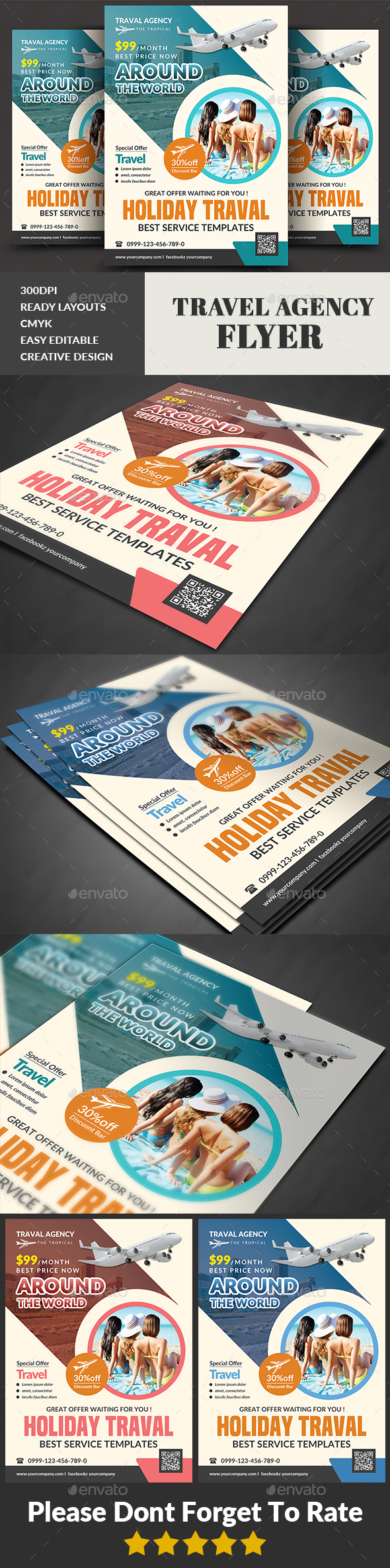 Travel Agency Flyer Templates - Corporate Flyers