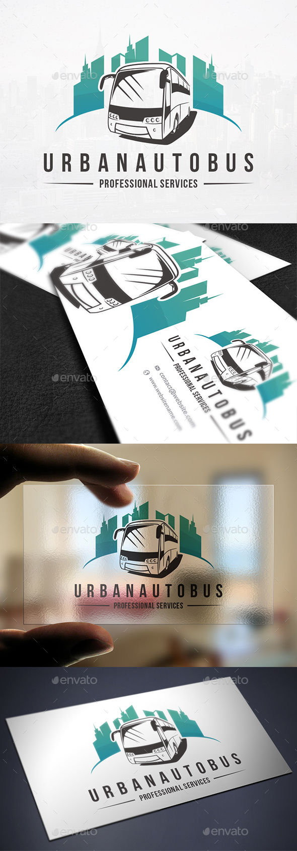 Urban Bus Logo Template - Objects Logo Templates