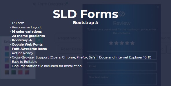 SLD Forms Bootstrap - CodeCanyon 21283282