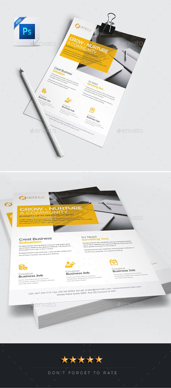 Corporate Clean Flyer - Corporate Flyers