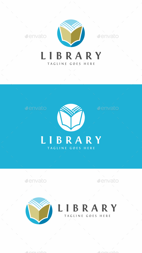 Book Logo - College Logo Templates