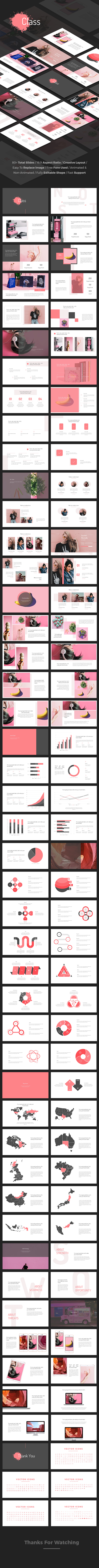 Class - Creative Powerpoint Template - Creative PowerPoint Templates
