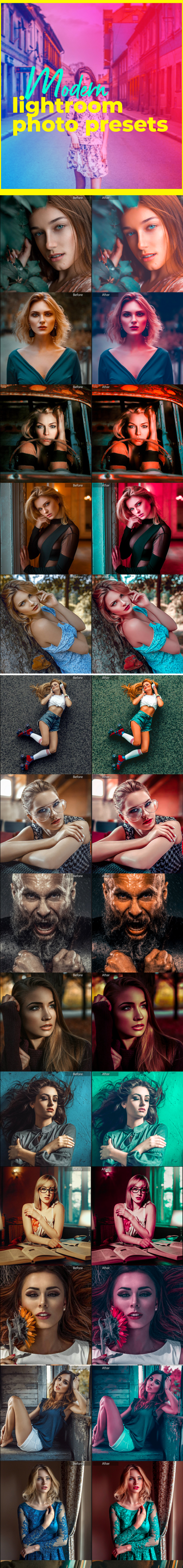 21 Modern Photography Lightroom Presets - Portrait Lightroom Presets