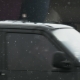 Cars Moving in Opposite Directions in Snowfall - VideoHive Item for Sale