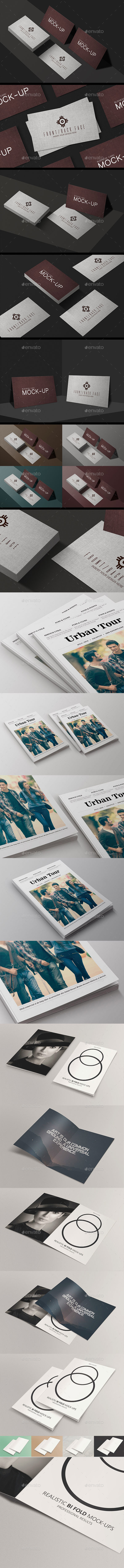 Design Presentation Mock-Ups Bundle - Miscellaneous Print