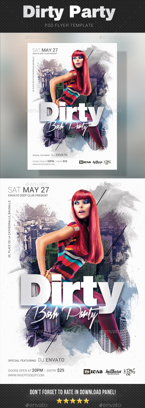 Dirty Party Flyer - Clubs & Parties Events