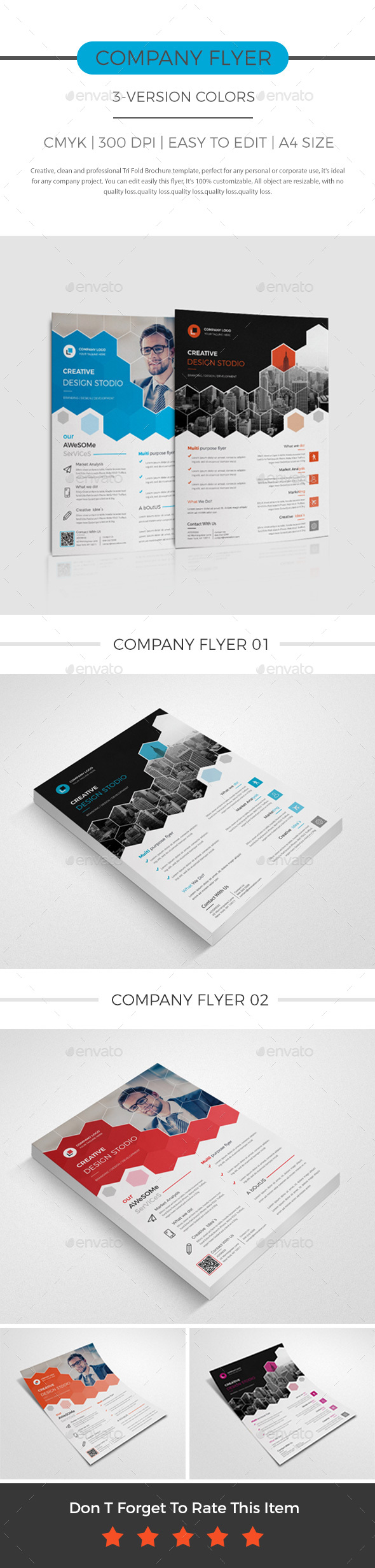 2 Flyer Bundle - Corporate Flyers