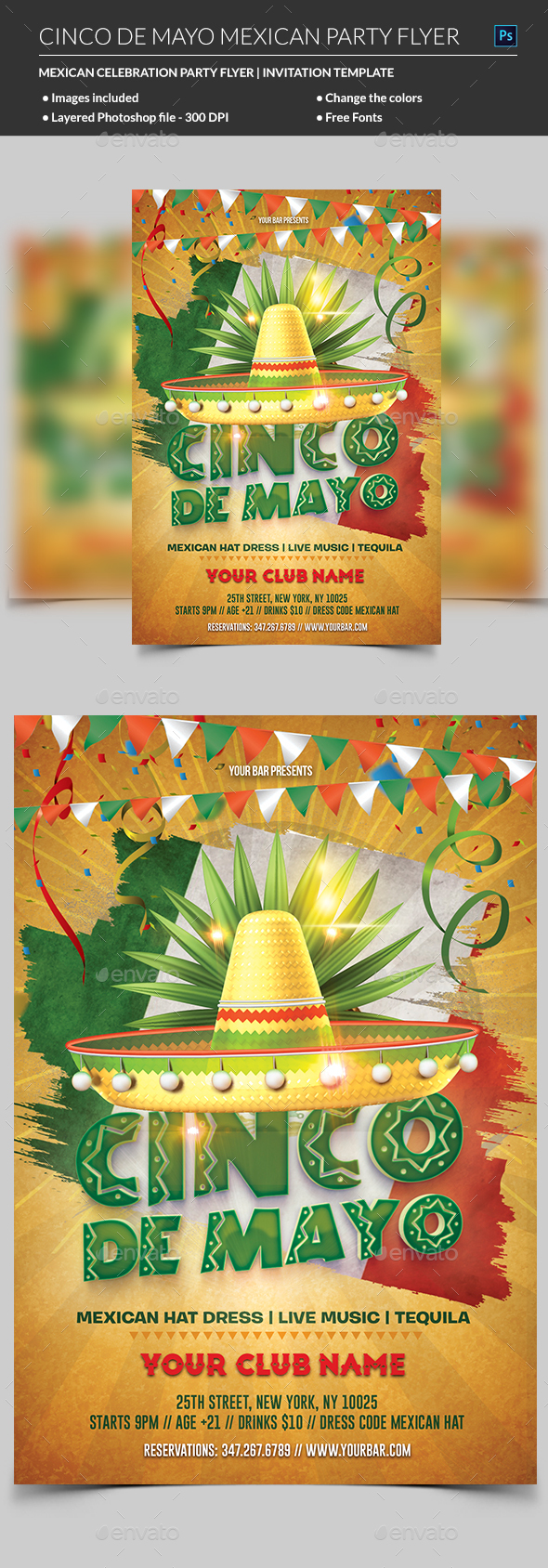 Cinco de Mayo Flyer - Events Flyers