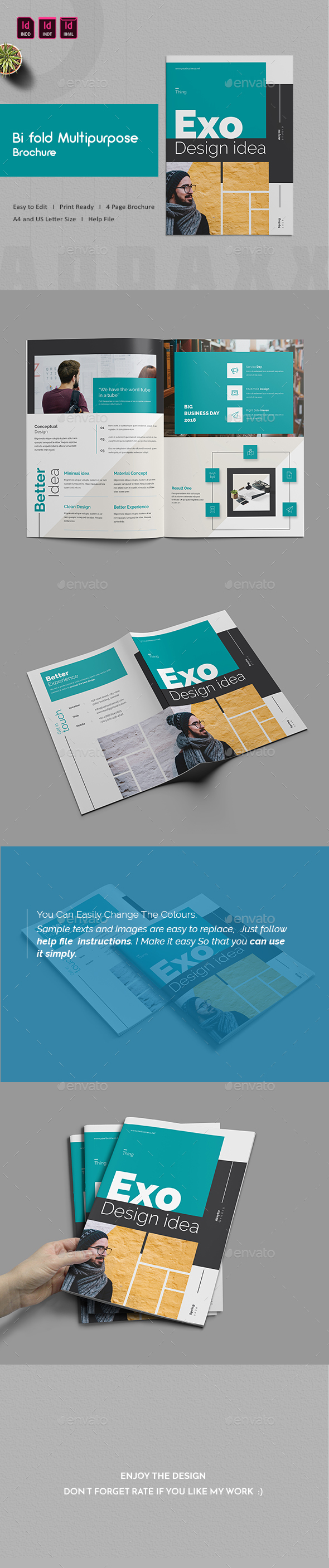Bi fold Multipurpose Brochure - Corporate Brochures