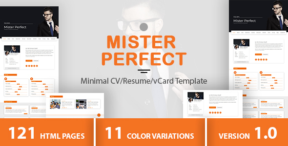 Mister Perfect - ThemeForest 21291307