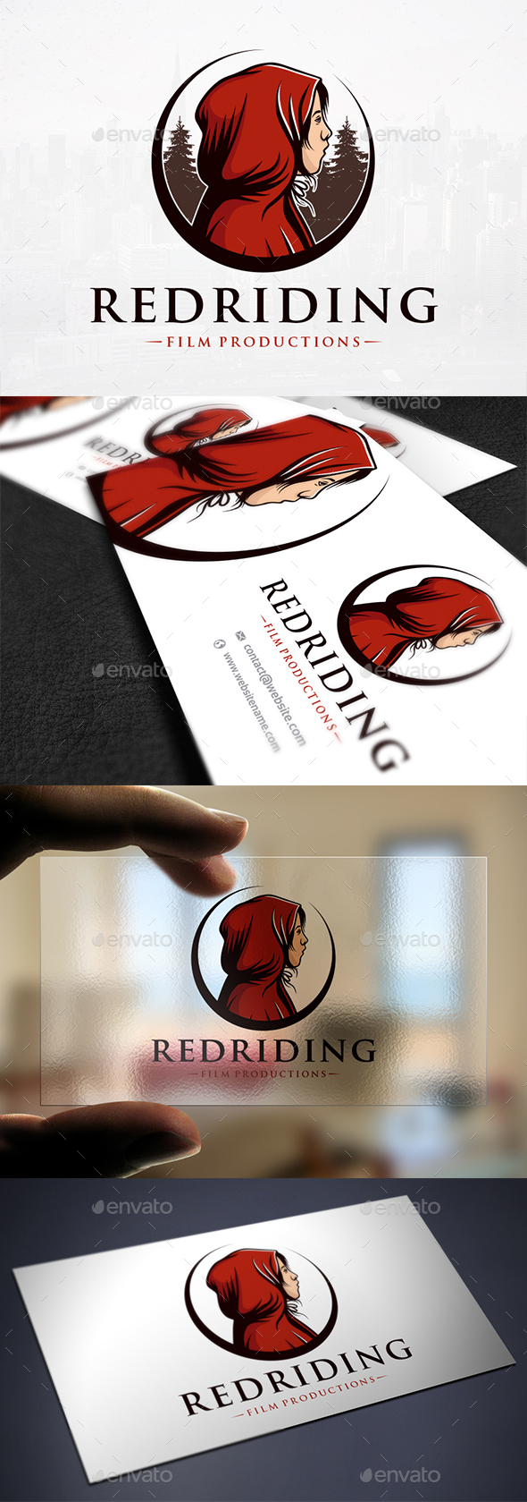 Little Red Hood Logo - Humans Logo Templates