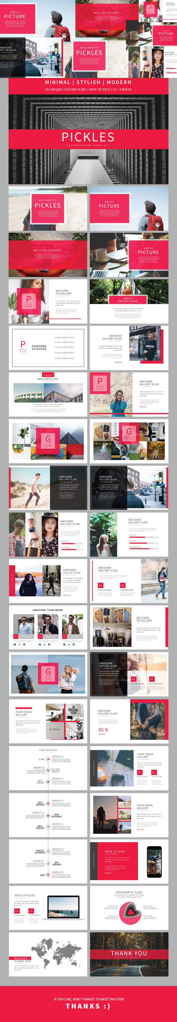 Pickles Keynote Template - Finance Keynote Templates