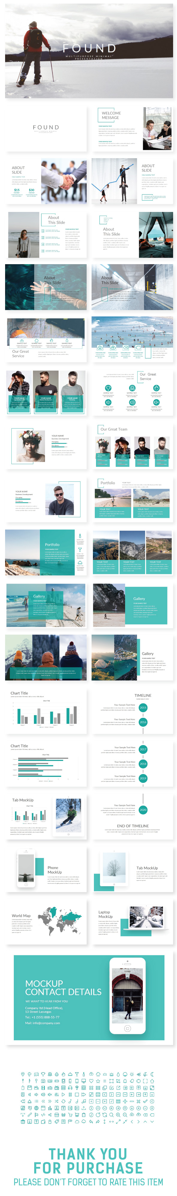 FOUND Presentation Template - Creative PowerPoint Templates