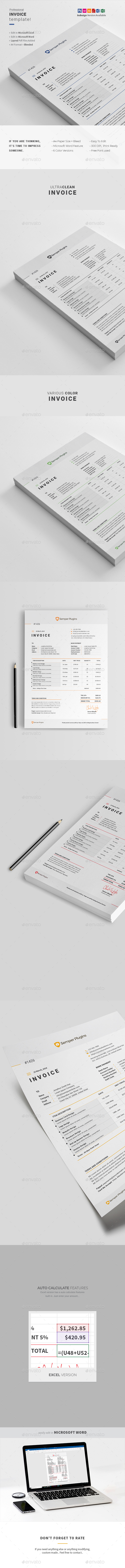 Invoice - Proposals & Invoices Stationery