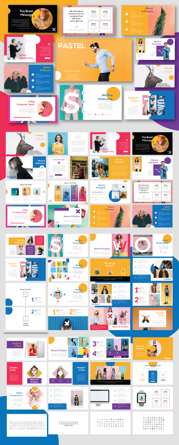 Pastel Modern Minimal Keynote - Creative Keynote Templates