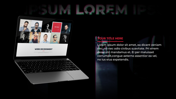 Stylish Laptop Website Promo