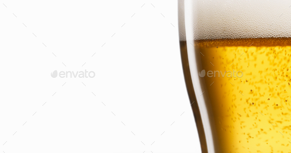 Celebration Concept With Cold Beer Pouring Into Glass - Stock Photo - Images