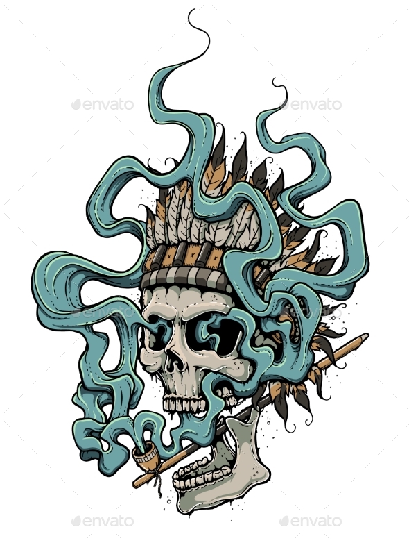 Indian Skull - Miscellaneous Vectors