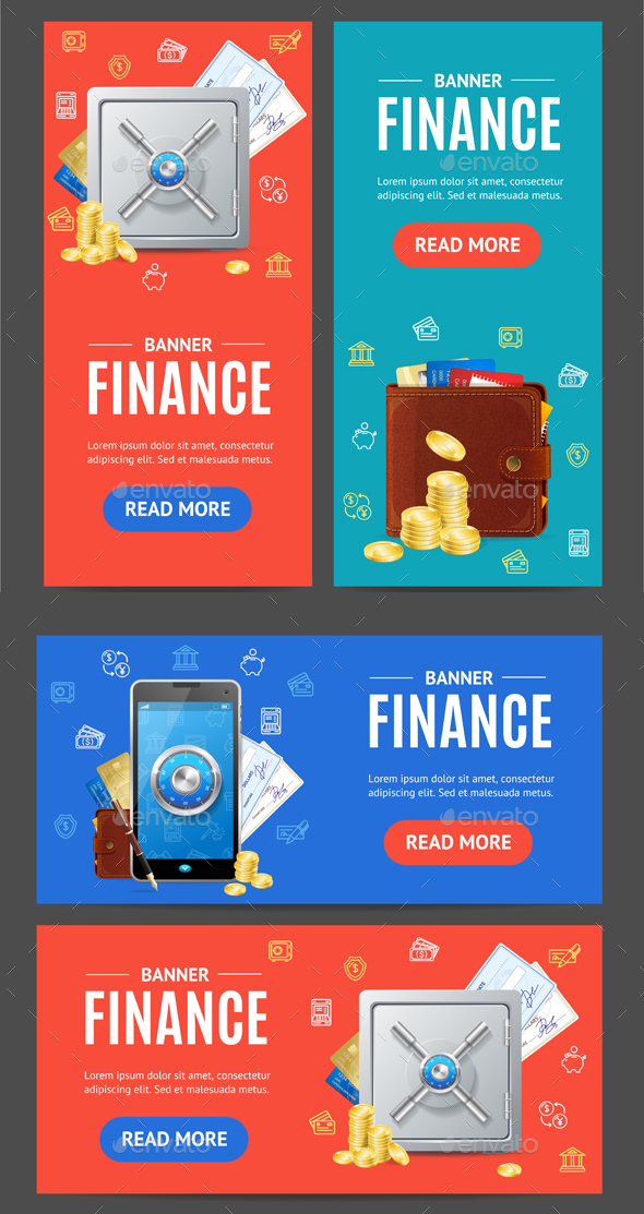Finance Banner Set - Concepts Business