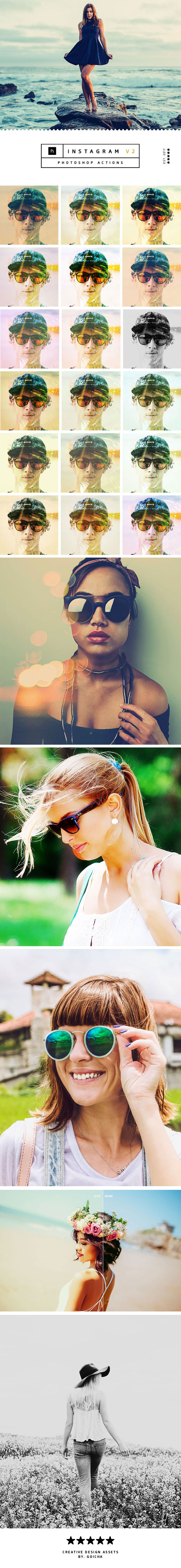 Instagram V2 Presets - Photo Effects Actions
