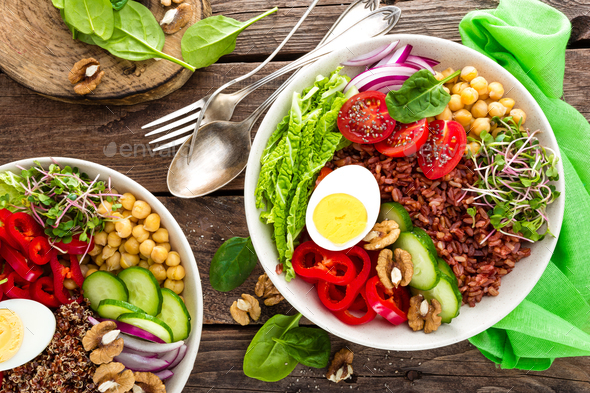 Buddha bowl dish - Stock Photo - Images